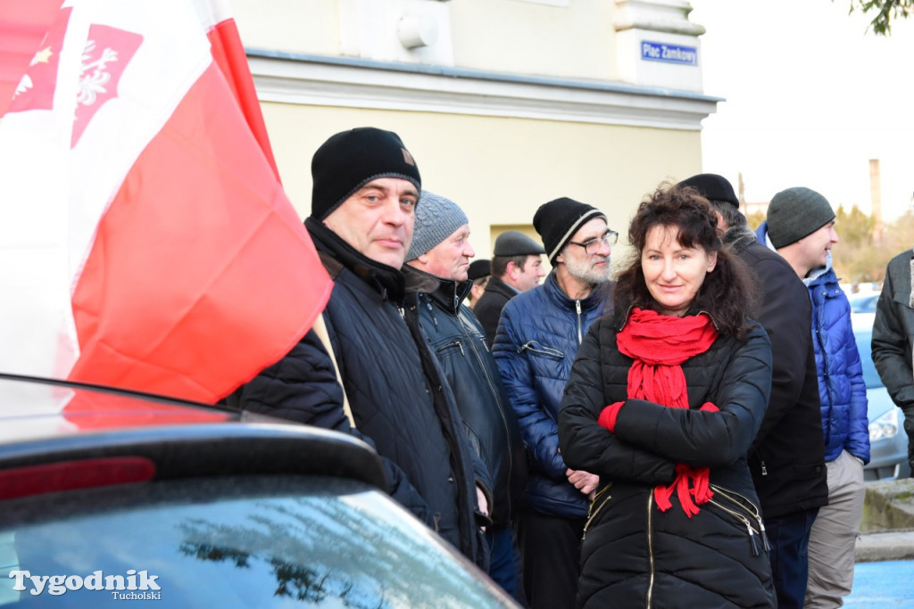 Protest rolników w Tucholi