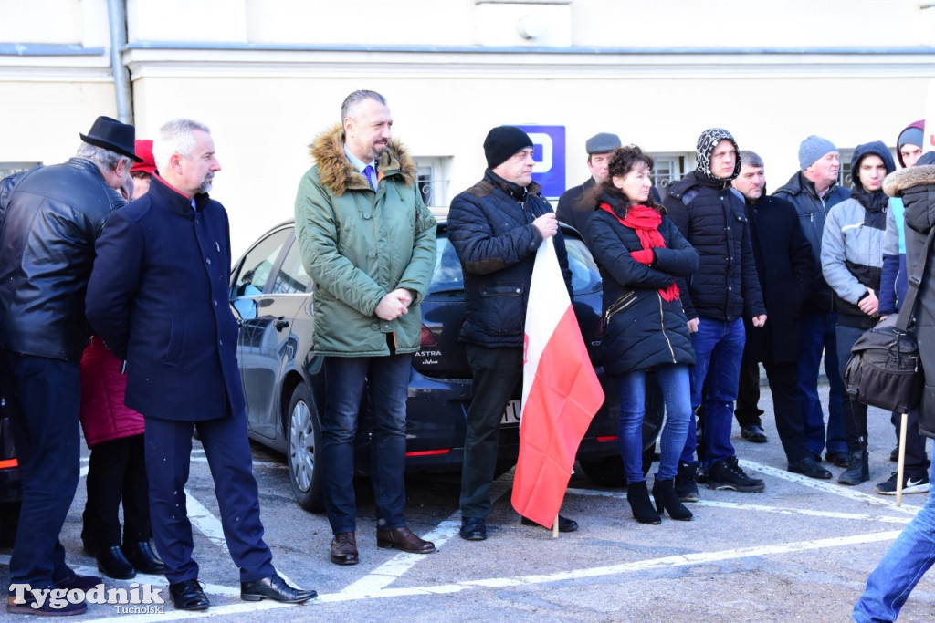 Protest rolników w Tucholi