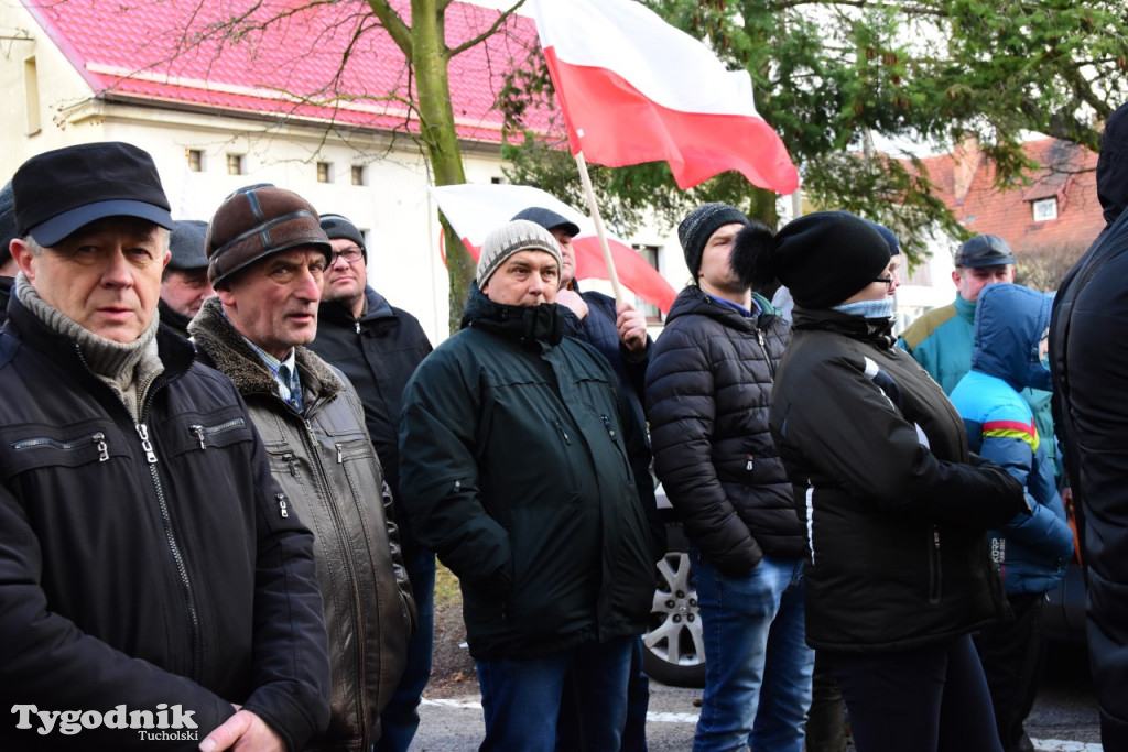 Protest rolników w Tucholi