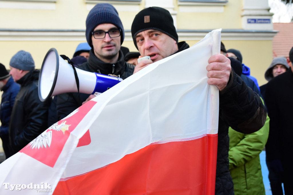 Protest rolników w Tucholi