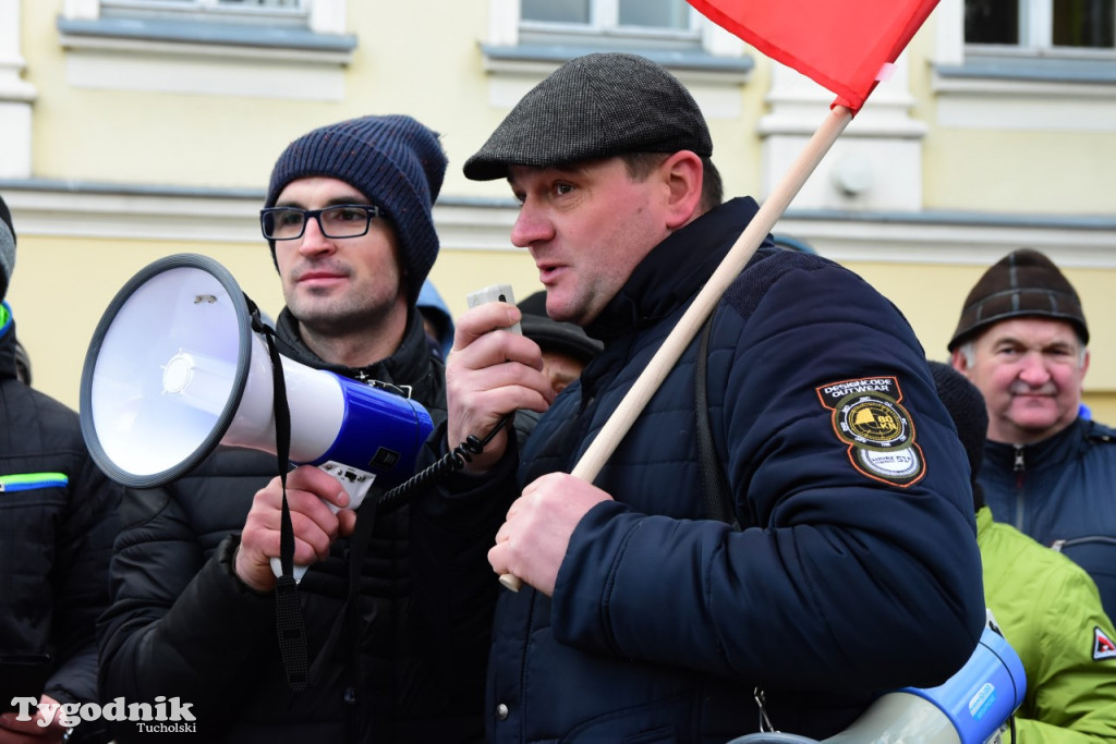 Protest rolników w Tucholi