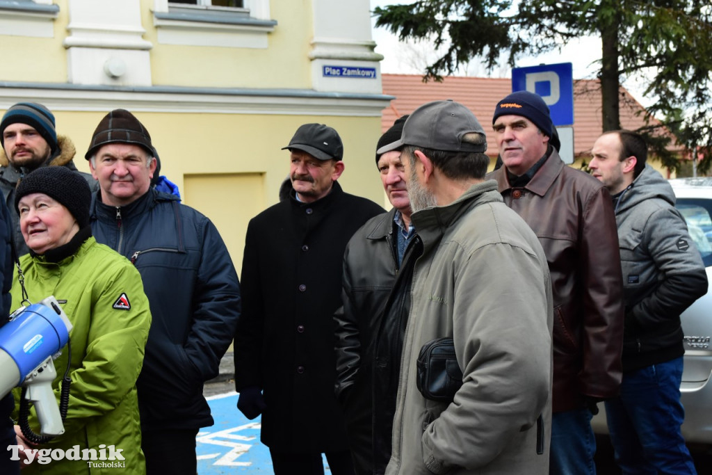 Protest rolników w Tucholi
