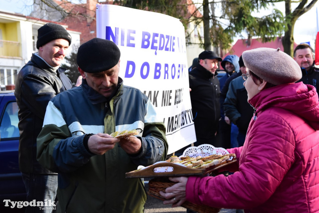 Protest rolników w Tucholi