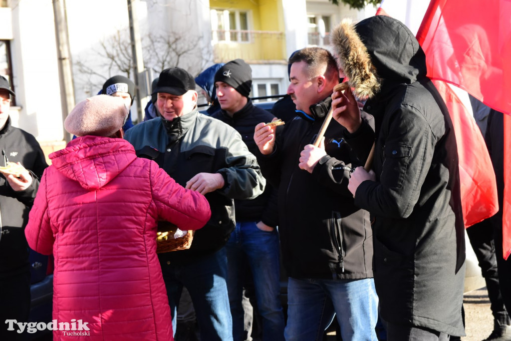 Protest rolników w Tucholi