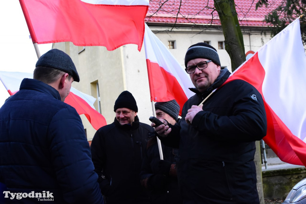 Protest rolników w Tucholi
