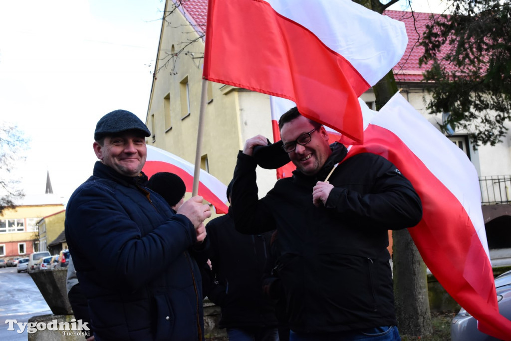 Protest rolników w Tucholi