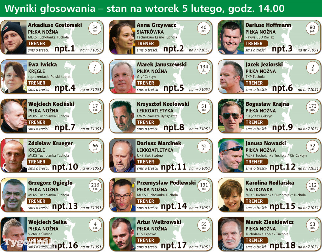 Wyniki plebiscytu z 5 lutego
