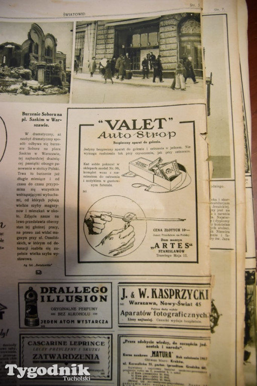 Skarb z Bysławka: Gazety z 1925r.
