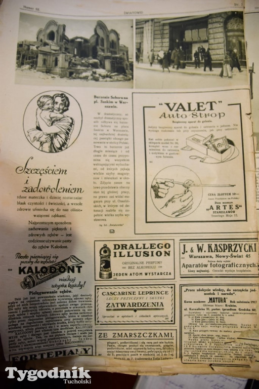 Skarb z Bysławka: Gazety z 1925r.