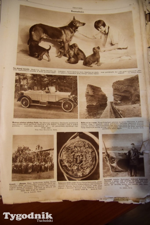 Skarb z Bysławka: Gazety z 1925r.