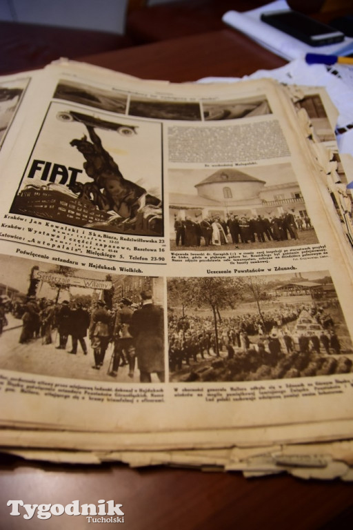 Skarb z Bysławka: Gazety z 1925r.