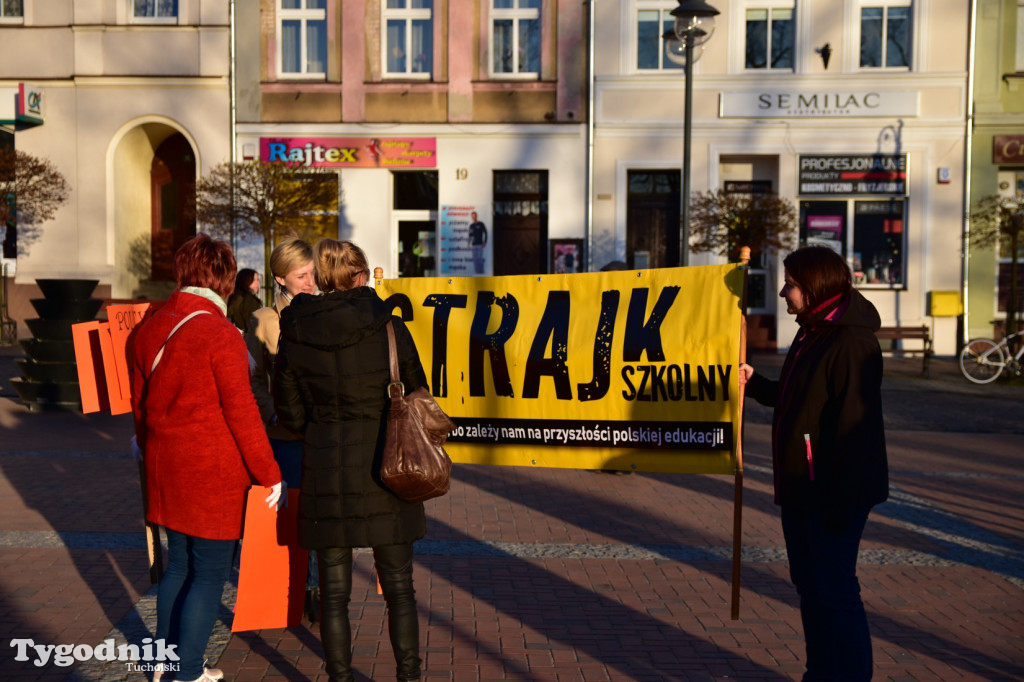Wiec poparcia strajku nauczycieli