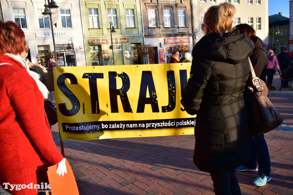 Wiec poparcia strajku nauczycieli