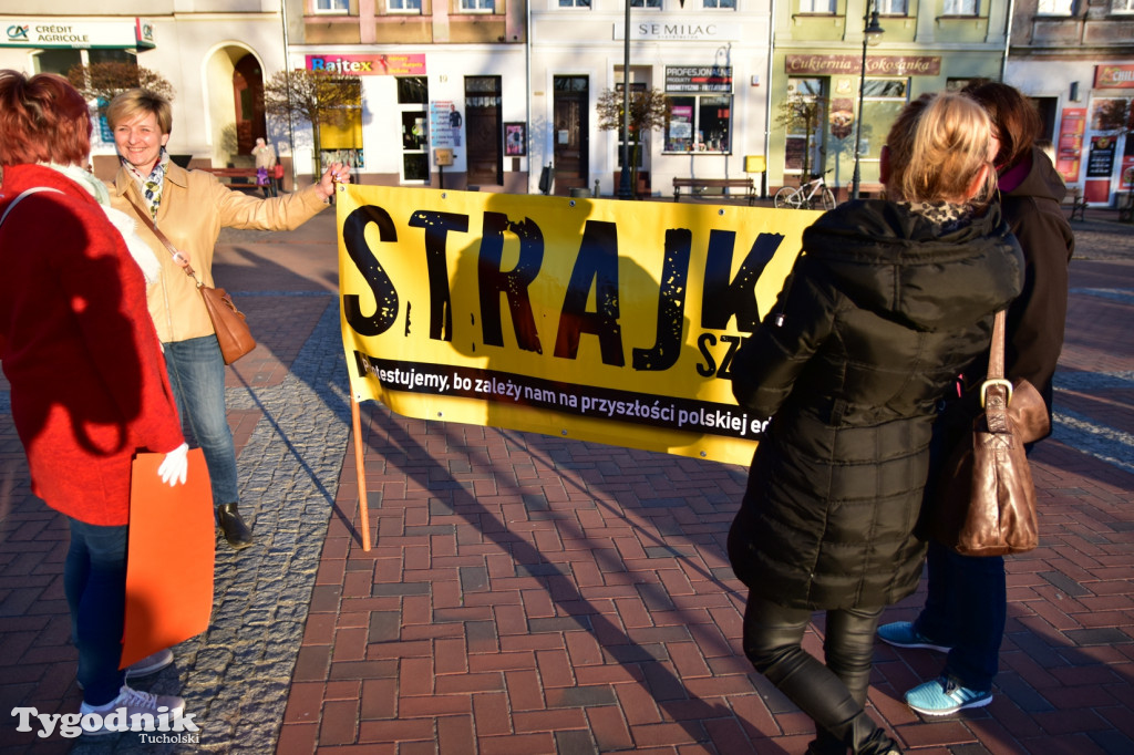 Wiec poparcia strajku nauczycieli