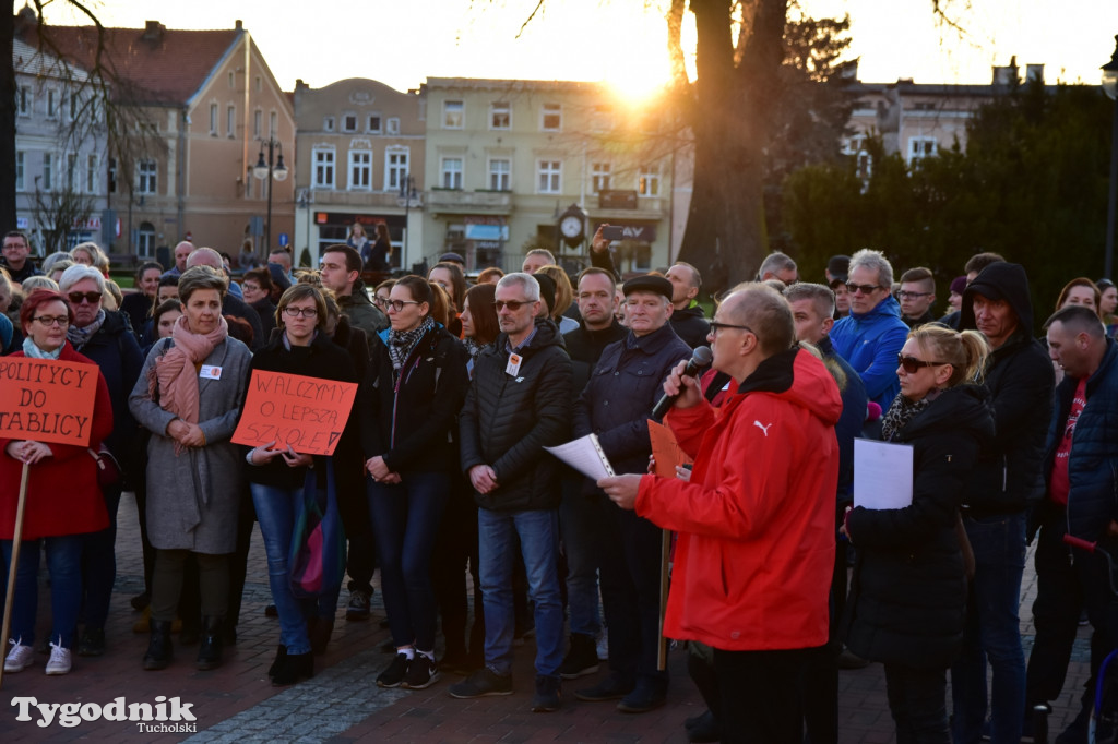 Wiec poparcia strajku nauczycieli