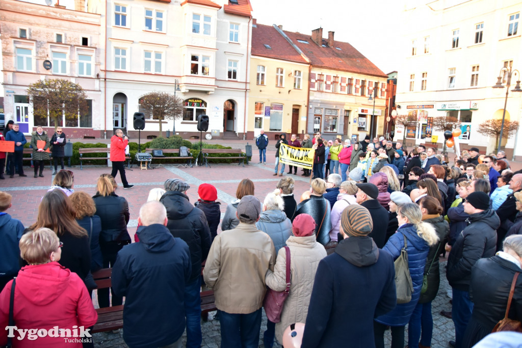 Wiec poparcia strajku nauczycieli