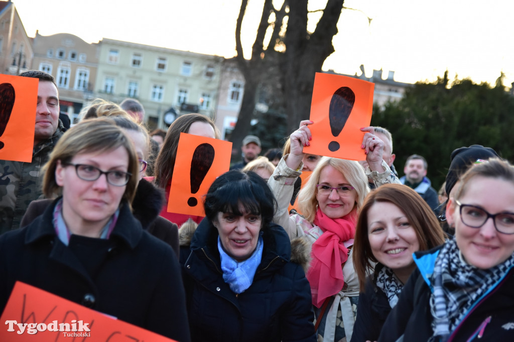 Wiec poparcia strajku nauczycieli