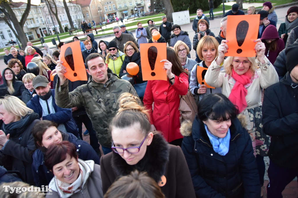 Wiec poparcia strajku nauczycieli