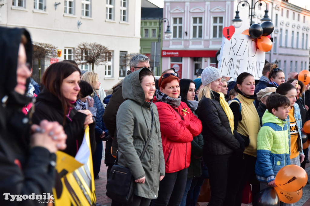 Wiec poparcia strajku nauczycieli