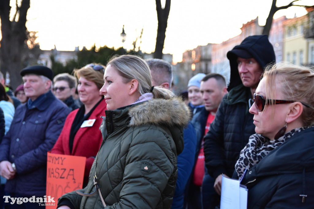 Wiec poparcia strajku nauczycieli