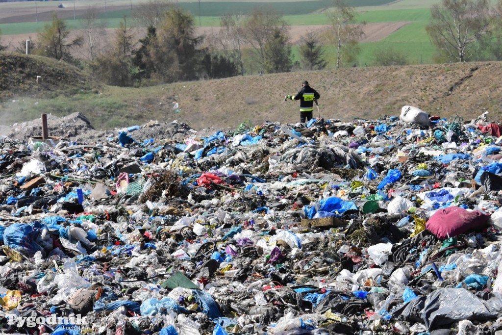 Pożar wysypisko