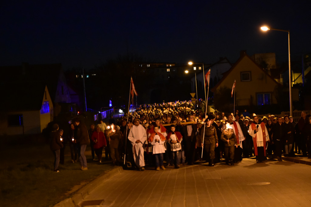 Droga Krzyżowa ulicami Tucholi