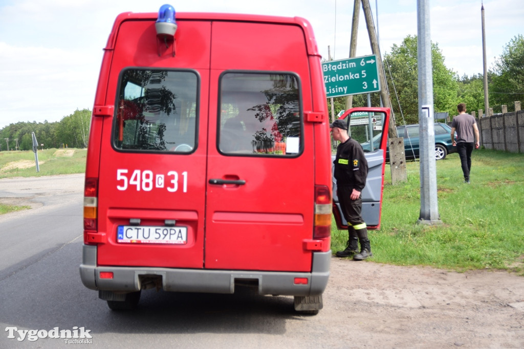 Pożar tartaku w Wierzchucinie