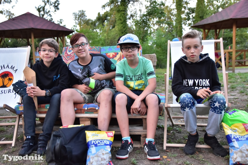 Kęsowo: Kino plenerowe w parku