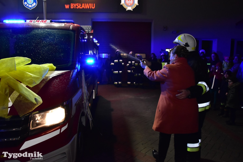 Nowy wóz dla OSP Bysław
