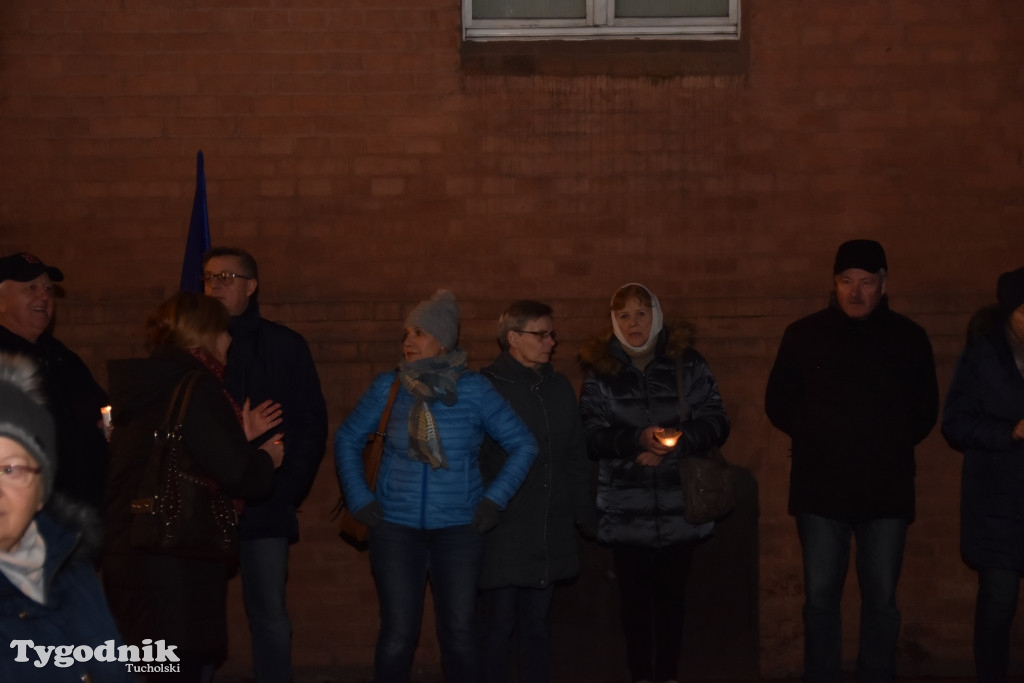 Tuchola: Protest przed sądem rejonowym