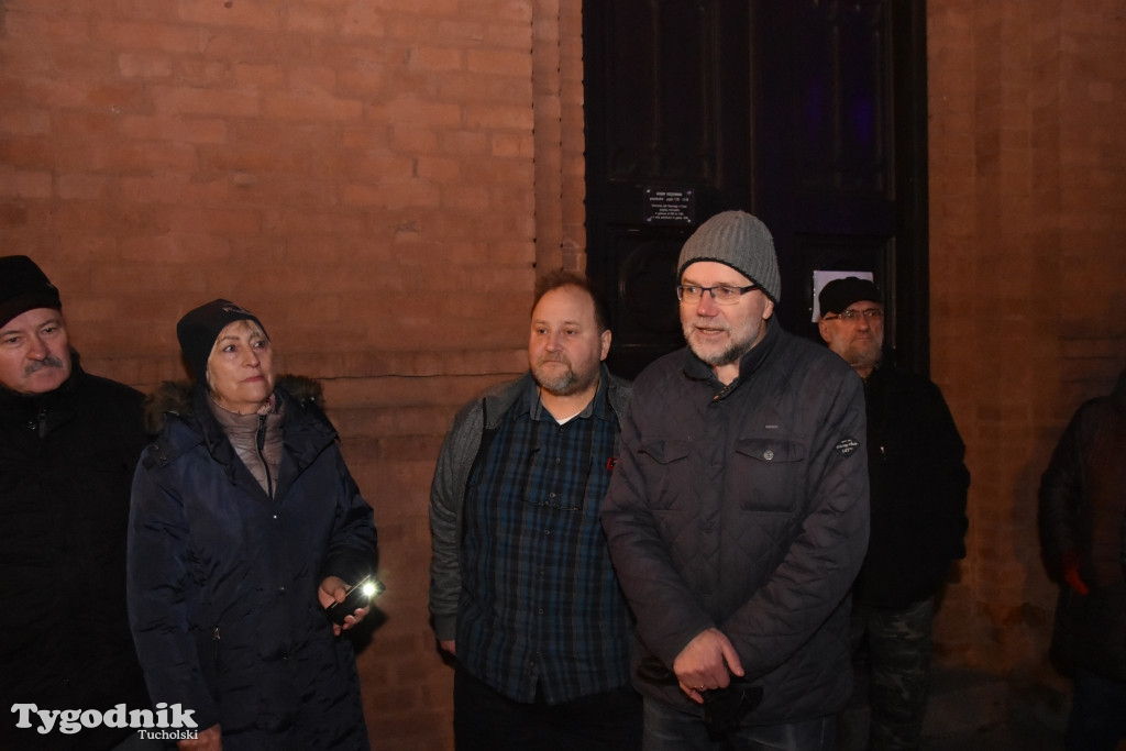 Tuchola: Protest przed sądem rejonowym