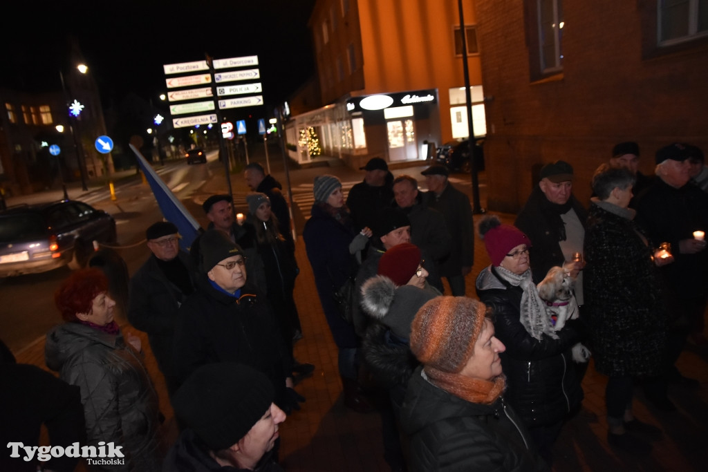 Tuchola: Protest przed sądem rejonowym