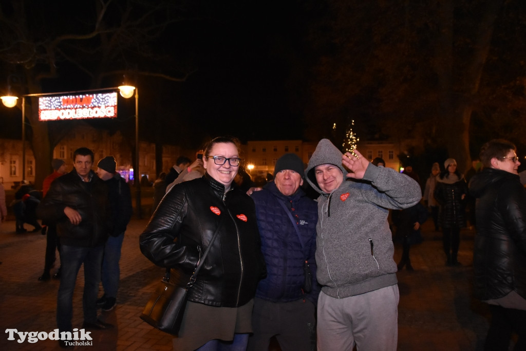 WOŚP Tuchola cz. 2: zbiórka i światełko do nieba
