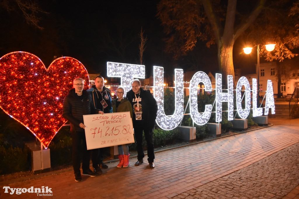 WOŚP Tuchola cz. 2: zbiórka i światełko do nieba