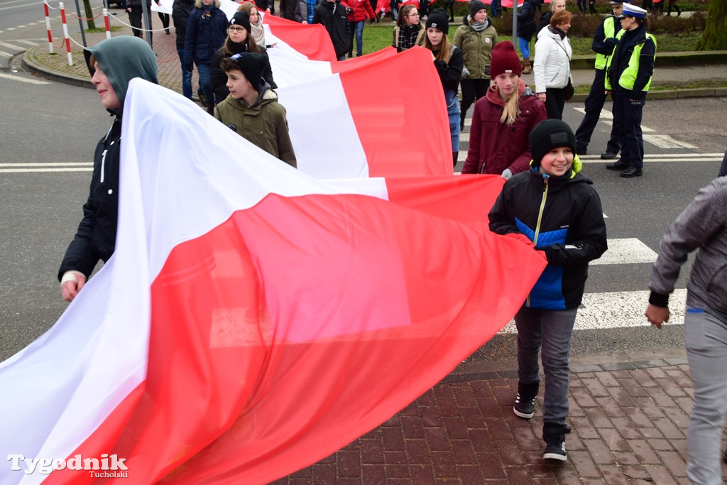 Marsz Niepodległości w Tucholi