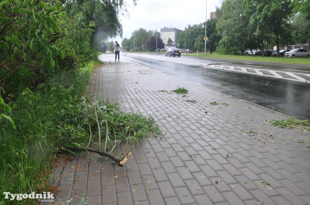 Ulewa w Tucholi, 18.06.2020 r.