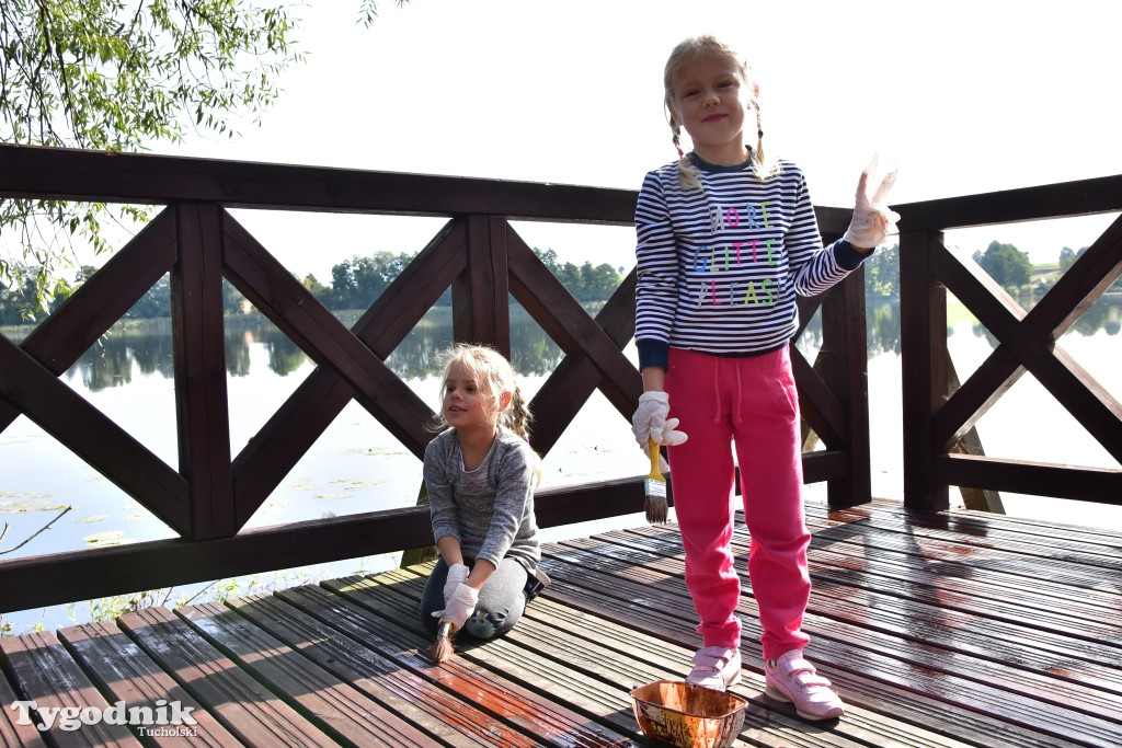 Pozytywna akcja nad jeziorem w Kęsowie