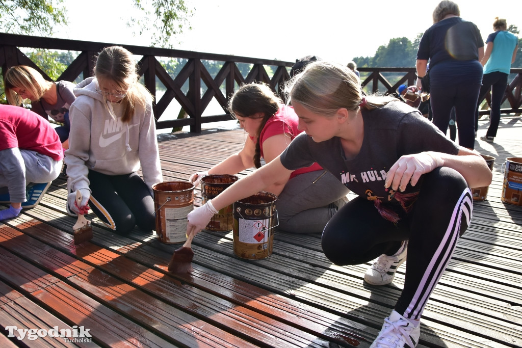 Pozytywna akcja nad jeziorem w Kęsowie