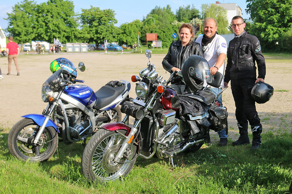 Spotkanie motocyklistów przy OSiR-ze