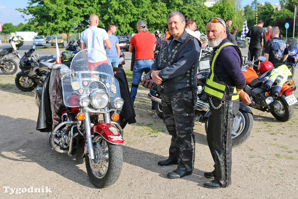 Spotkanie motocyklistów przy OSiR-ze