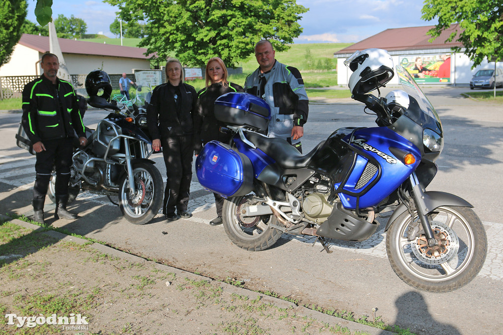 Spotkanie motocyklistów przy OSiR-ze