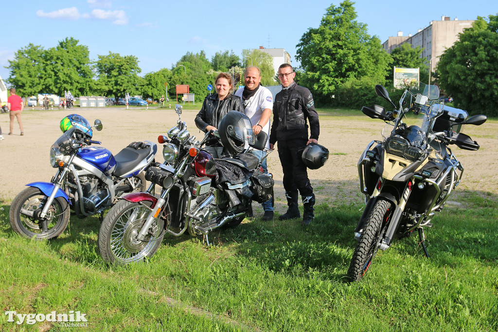 Spotkanie motocyklistów przy OSiR-ze