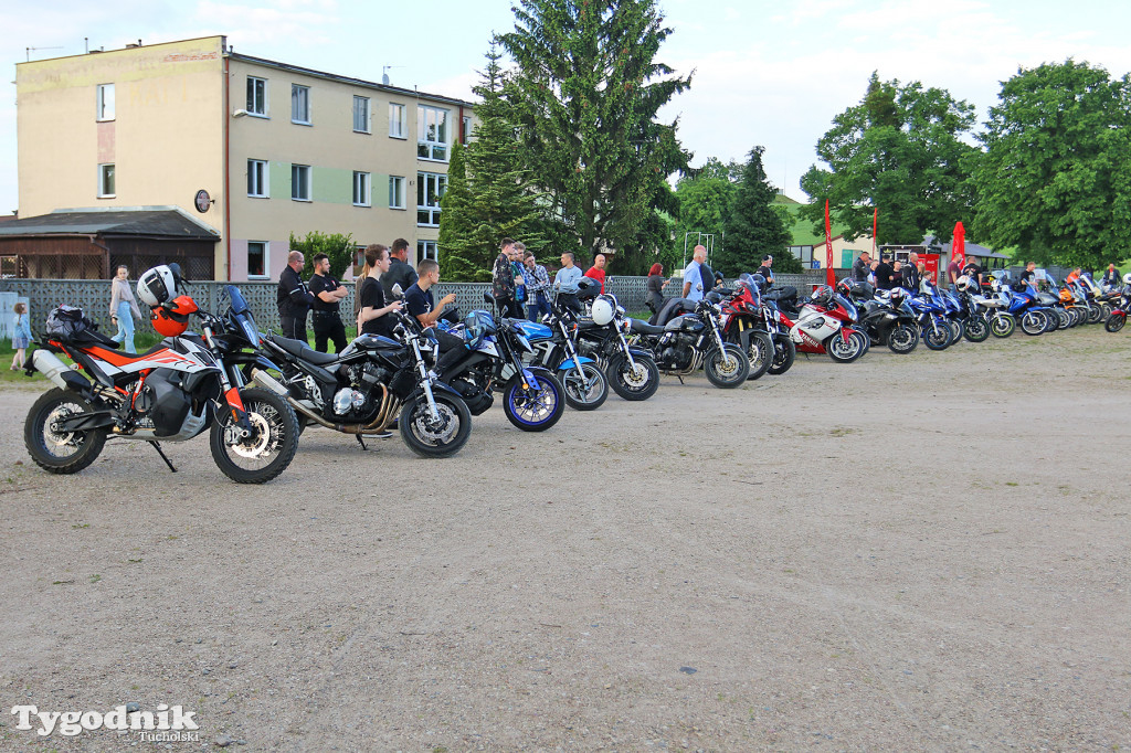 Spotkanie motocyklistów przy OSiR-ze