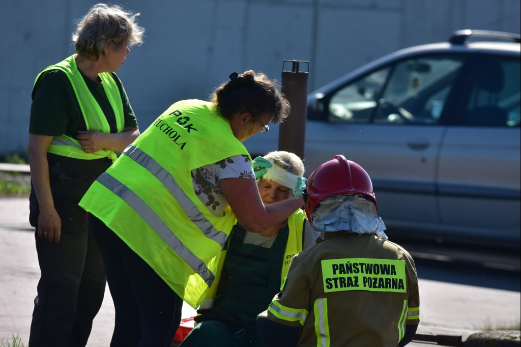 Ćwiczenia strażackie pod Tucholą (09.09.2021 r.)