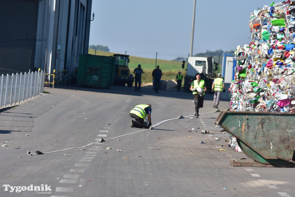 Ćwiczenia strażackie pod Tucholą (09.09.2021 r.)