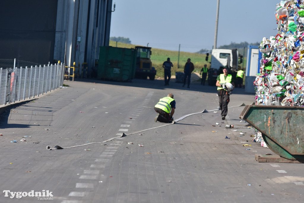 Ćwiczenia strażackie pod Tucholą (09.09.2021 r.)