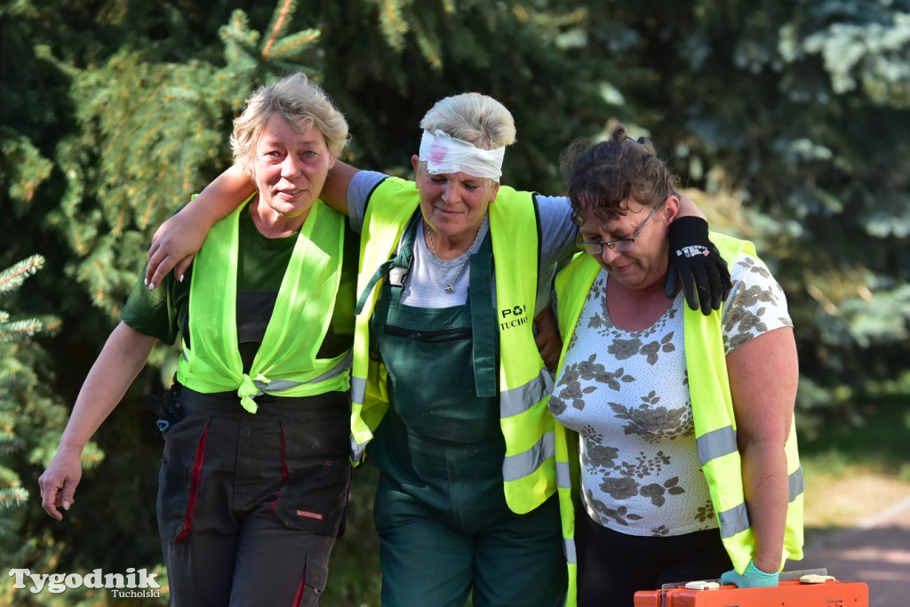 Ćwiczenia strażackie pod Tucholą (09.09.2021 r.)