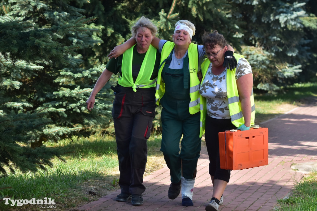 Ćwiczenia strażackie pod Tucholą (09.09.2021 r.)