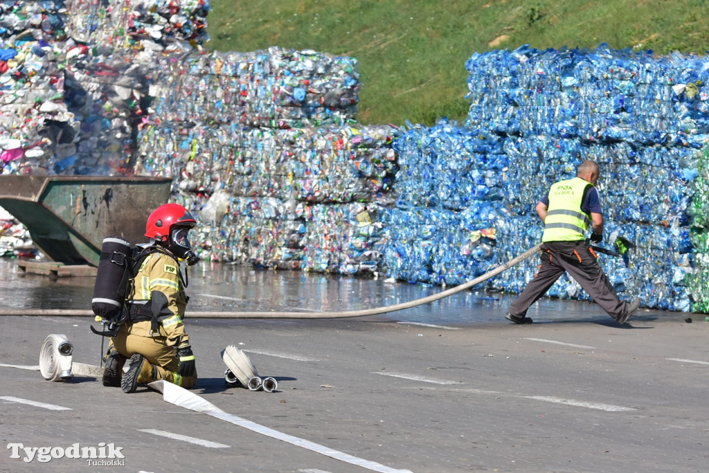 Ćwiczenia strażackie pod Tucholą (09.09.2021 r.)