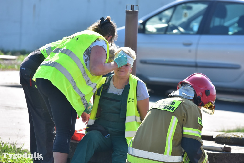 Ćwiczenia strażackie pod Tucholą (09.09.2021 r.)